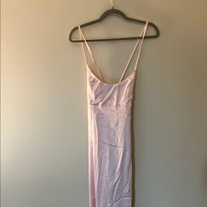 Commense Pink High Low Dress